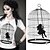 abordables Disfraces históricos y vintage-Blusa / Falda Lolita Clásica y Tradicional Cosplay Vestido  de Lolita Estampado Camiseta por Licra Terileno
