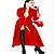 abordables Uniformes Sexy-Cosplay Costume de Cosplay Costume de Soirée Homme Femme Halloween Carnaval Nouvel an Fête / Célébration Déguisement d&#039;Halloween Rouge