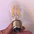 cheap Light Bulbs-1pc LED Filament Bulbs 1000 lm E26 / E27 ST64 8 LED Beads COB Waterproof Decorative Warm White Amber 85-265 V / 1 pc / RoHS