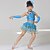 tanie Odzież do tańca dziecięca-Taniec latynoamerykański Stroje Spektakl Spandeks Cekin Bez rękawów Dropped Top / Spódnica / Rękawy
