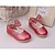 cheap Girls&#039; Shoes-Girls&#039; Comfort Leather Flats Bowknot Peach / Red / Pink Spring / Summer / Fall / Wedding / Party &amp; Evening / Wedding / TR