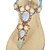 cheap Women&#039;s Sandals-Women&#039;s / Girls&#039; Shoes Leatherette Spring / Summer Comfort / Mary Jane Flat Heel Imitation Pearl / Hollow-out / Gore Beige / Blue / Pink