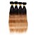זול תוספות שיער אומברה-3 חבילות שיער ברזיאלי ישר שיער אנושי 30 g טווה שיער אדם שוזרת שיער אנושי תוספות שיער אדם