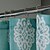 cheap Shower Curtains-Shower Curtains Neoclassical Polyester Geometric Machine Made / 0.5&quot; (1cm)