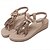 ieftine Sandale de Damă-Pentru femei Flat Sandale pentru toc Imitație de Piele Vară Pantof cu Berete Platformă / Toc Platformă Mov / Migdală