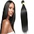 billige Hårforlengelse med naturlig farge-Peruviansk hår Rett 8A Ekte hår Menneskehår Vevet Hårvever med menneskehår Hairextensions med menneskehår