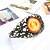 cheap Cuff Bracelets-Lureme® Vintage Jewelry Time Gem Series Bright Sun Antique Bronze Hollow Flower Open Bangle Bracelet for Women