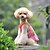 cheap Dog Clothes-Dog Shirt / T-Shirt Stripes Fashion Dog Clothes Blue Pink Costume Cotton S M L XL XXL