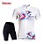 cheap Men&#039;s Clothing Sets-TASDAN Women&#039;s Short Sleeve Cycling Jersey with Shorts Summer Nylon Polyester Black Black / White Plus Size Bike Shorts Jersey Padded Shorts / Chamois Breathable 3D Pad Quick Dry Reflective Strips