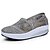 baratos Sapatos Desportivos de mulher-Feminino Conforto Primavera Verão Outono Inverno Atlético Casual Conforto Rendado Rasteiro Bege Azul Escuro Cinzento Fúcsia Azul Claro