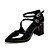 cheap Women&#039;s Heels-Women&#039;s Heels Spring Summer Fall Comfort Ankle Strap Patent Leather Office &amp; Career Dress Casual Chunky Heel Buckle White Black Purple