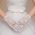 cheap Party Gloves-Lace / Cotton Wrist Length Glove Charm / Stylish / Bridal Gloves With Embroidery / Solid