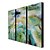 tanie Pejzaże-Hang-Malowane obraz olejny Ręcznie malowane - Krajobraz Nowoczesny Brezentowy Trzy panele