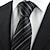 ieftine Accesorii Bărbați-Cravată(Negru / Violet,Poliester)Dungi
