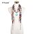 cheap Necklaces-D Exceed intage Ethnic Print Chiffon Spring Scarf Necklaces For Women Tassel Jewelry Scarves With Blue Heart Pendant