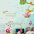 cheap Wall Stickers-Wall Stickers Wall Decals Green Little Girl Feature Removable Washable PVC