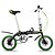 billige Sykler-Foldesykkel Sykling 1 hastighet 14 tommer Dobbel skivebremse Foldbar Aluminiumslegering