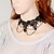 cheap Necklaces-Women&#039;s Choker Necklace Torque Gothic Jewelry Lace Fabric Black Necklace Jewelry For Wedding Party Daily Casual