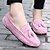 olcso Női topánkák és bebújós cipők-Női Cipő Fordított bőr Tavasz Nyár Ősz Tél Kényelmes Lapos Rojt Kompatibilitás Hétköznapi Szürke Rózsaszín Burgundi vörös