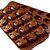 abordables Moules à Gâteaux-outil de moule de tête de porc moule de silicone souple moule pour la cuisson de bonbons au chocolat