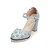 זול נעלי עקב לנשים-בגדי ריקוד נשים נעליים דמוי עור אביב / קיץ עקב עבה פתחים בז&#039; / כחול / ורוד / שמלה