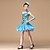 levne Dětské taneční oblečení-Latinské tance Šaty Výkon Flitry / Polyester Sklady / Flitry Šaty