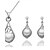 cheap Jewelry Sets-Women&#039;s Jewelry Set Necklace / Earrings Luxury Pearl Imitation Pearl Rhinestone Earrings Jewelry Golden / Silver For Daily Casual / Imitation Diamond