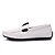 cheap Men&#039;s Slip-ons &amp; Loafers-Men&#039;s Flat Heel Comfort Moccasin Casual Party &amp; Evening Office &amp; Career Stitching Lace Leatherette Fall Winter White / Black / Brown