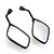 cheap Side Mirrors &amp; Accessories-Couple Of 8Mm Universal Rearview Mirror Mirror For Motorcycle