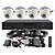 billiga DVR-utrustning-yanse® 4ch 960h CCTV dvr kit ir färg domekamera övervakningskameror systemet 1000tvl 701cf04