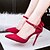 cheap Women&#039;s Heels-Women&#039;s Shoes Suede Spring / Summer / Fall Stiletto Heel Bowknot / Buckle Gray / Brown / Red / Dress