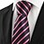 cheap Men&#039;s Accessories-New Pink Striped Black JACQUARD Men Tie Necktie Wedding Party Holiday Gift #1007