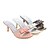 cheap Women&#039;s Sandals-Women&#039;s Patent Leather / Glitter Spring / Summer Low Heel Bowknot / Sequin White / Black / Pink / Wedding / Party &amp; Evening / Party &amp; Evening