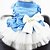 cheap Dog Clothes-Dog Dress Puppy Clothes Bowknot Fashion Dog Clothes Puppy Clothes Dog Outfits Blue Costume for Girl and Boy Dog Cotton XS S M L XL XXL
