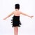 cheap Latin Dancewear-Latin Dance Dress Tassel Tier Crystals / Rhinestones Women&#039;s Performance Sleeveless Natural Lycra / Cheerleader Costumes / Clubwear / Modern Dance / Jazz / Ballroom