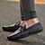 ieftine Pantofi bărbați-Bărbați Pantofi de piele Imitație de Piele Primăvară / Toamnă Confortabili Încălțăminte de Barcă Anti-Alunecare Maro / Bleumarin / Dantelă