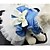 cheap Dog Clothes-Dog Dress Puppy Clothes Bowknot Fashion Dog Clothes Puppy Clothes Dog Outfits Blue Costume for Girl and Boy Dog Cotton XS S M L XL XXL