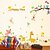 cheap Wall Stickers-Landscape Animals Wall Stickers Plane Wall Stickers Decorative Wall Stickers, Vinyl Home Decoration Wall Decal Wall Decoration