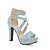 cheap Women&#039;s Sandals-Women&#039;s Chunky Heel Wedding Casual Dress Leatherette Summer White / Black / Blue / Party &amp; Evening / Party &amp; Evening
