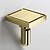 cheap Drains-Square Shower Floor Drain with Tile Insert Grate Deep Style Gold Finish