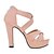 cheap Women&#039;s Sandals-Women&#039;s Sandals Cross-Strap Sandals Casual Dress Party &amp; Evening Summer Zipper Platform Chunky Heel Open Toe Comfort Walking PU Black White Pink