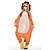 cheap Kigurumi Pajamas-Adults&#039; Kigurumi Pajamas Lion Animal Onesie Pajamas Polar Fleece Orange Cosplay For Men and Women Animal Sleepwear Cartoon Festival / Holiday Costumes / Leotard / Onesie / Leotard / Onesie