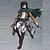 billige Anime actionfigurer-Anime Action Figurer Inspirert av Attack on Titan Mikasa Ackermann PVC 14 cm CM Modell Leker Dukke / figur / figur