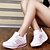 cheap Women&#039;s Athletic Shoes-Women&#039;s Spring Summer Fall Winter Comfort Leather Tulle Lace-up Grey Black White Blue Fuchsia Fitness &amp; Cross Training