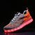 cheap Men&#039;s Sneakers-Men&#039;s Comfort Shoes Tulle Spring / Fall Slip Resistant Orange / Red / Green / Athletic / Lace-up / Light Up Shoes