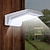halpa Ulkotilojen seinävalaisimet-1 kpl Koristevalo / Aurinkopaneeli LED-valot Aurinkopaneeli / Akku Vedenkestävä / Tunnistin / Ladattava