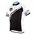 cheap Women&#039;s Cycling Clothing-ILPALADINO Men&#039;s Cycling Jersey Short Sleeve Bike Jersey Top with 3 Rear Pockets Mountain Bike MTB Road Bike Cycling Breathable Ultraviolet Resistant Quick Dry Black with White Black Wolf Polyester