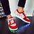 cheap Women&#039;s Sneakers-Men&#039;s Women&#039;s Shoes Leatherette Spring Summer Fall Light Up Shoes Flat Heel Lace-up for Athletic Casual Outdoor Black Red