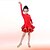 cheap Kids&#039; Dancewear-Latin Dance Dresses Performance Cotton / Spandex Crystals / Rhinestones Long Sleeve Natural Dress