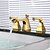 preiswerte Badewannenarmaturen-Badewannenarmaturen - Moderne Rotgold Romanische Wanne Messingventil Bath Shower Mixer Taps / Zwei Griffe Drei Löcher